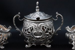 Набор для специй Folliot. Серебро 950. Франция