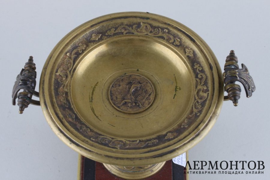Визитница. Бронза, мрамор. Франция, 1860-80-е гг.