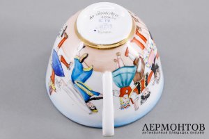 Сервиз Да здравствует дружба советских ребят. ЛФЗ, 1987 - 1989