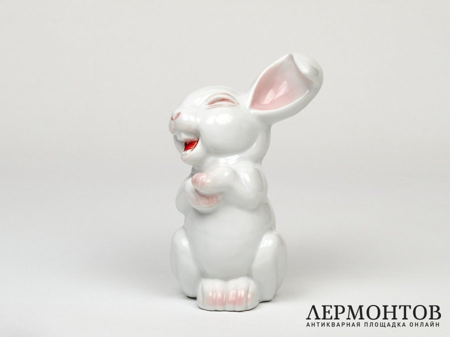Статуэтка «Заяц». Фарфор, Rosenthal, Германия, 1960 год
