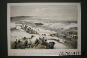 Литография. Вид на Севастополь. Крымская война. Симпсон. Лондон, 1855 г.