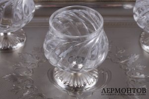 Ликерный набор. Серебро 950 пробы. Франция
