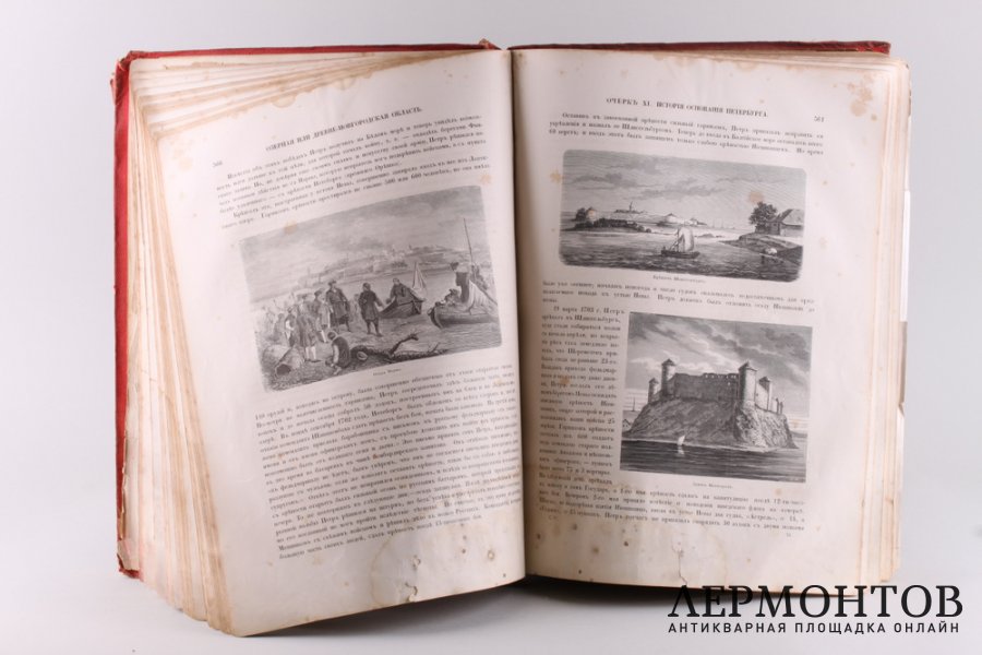 Книга Живописная Россия. Издательство Товарищество М.О.Вольфа, 1881 год.