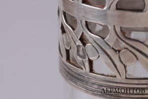 Пара графинов. Серебро 950, стекло. Франция