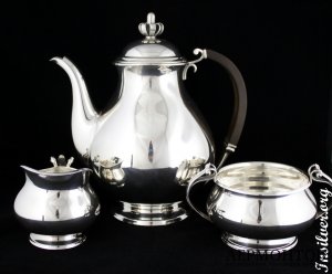 Сервиз Cohr. Art Deco. Серебро 925. Дания