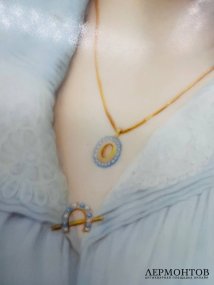 Пласт «Девушка в золотых украшениях». Фарфор, живопись, KPM, Германия, 1837–1844 годы