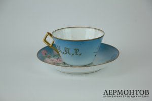 Чайная пара. Россия, т-во Кузнецова, 1890-1910 гг.