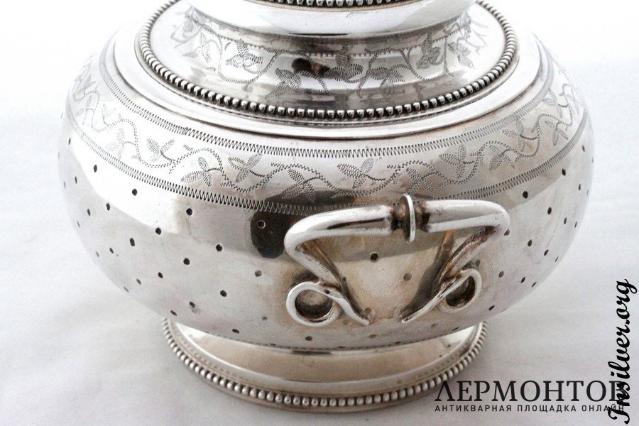 Сахарница Massat Freres. Серебро 950. Франция