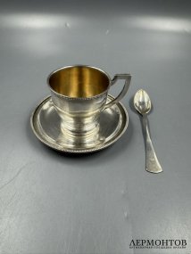 Кофейное трио. Серебро 800 пробы, Австро-Венгрия, начало 20 века