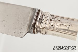Набор столовых ножей на 6 персон. Российская Империя, Н. Павлов, 1908-1917 гг. 84 пр.