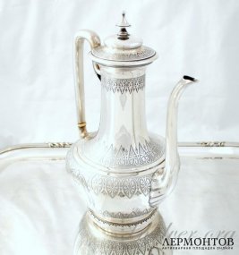 Кофейник Hugo. Серебро 950. Франция 
