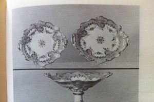 Фарфоровый десертный сервиз. Англия, Ridgway, середина 19 века