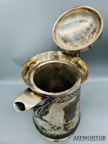 Чайник с двойными стенками. Металл, серебрение, Rogers, Smith & Co., США, начало 20 века