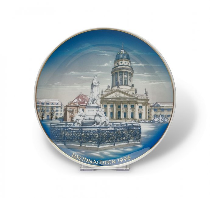 Тарелка настенная «Рождество 1996». Фарфор, Rosenthal, Германия