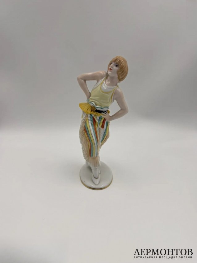 Статуэтка «Юмореска» (танцовщица Ло Хессе). Фарфор, роспись, Rosenthal, Германия, 1922 год