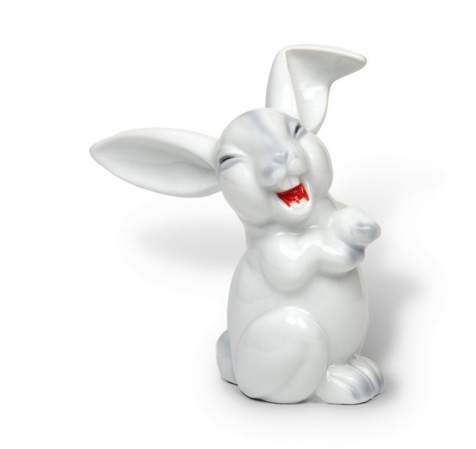 Статуэтка «Заяц». Фарфор, Rosenthal, Германия, 1960 год