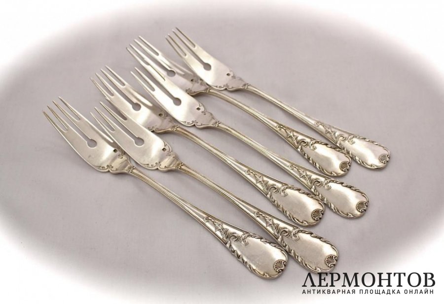 Набор вилок Fouquet-Lapar. Серебро 950. Франция