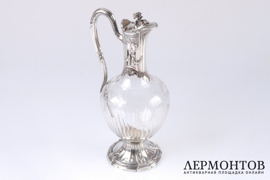 Декантер Emile Puiforcat. Серебро 950. Франция