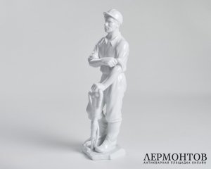 Статуэтка «Шахтёр». Фарфор, Herend, Венгрия