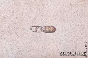 Портсигар рельефный. Серебро 84. Российская империя