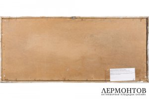 Картина Сельский пейзаж. 1920-1940е гг. Оргалит, масло.