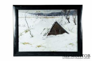 Картина Зимний пейзаж. Горинов С.П., 1970-80-е гг. 