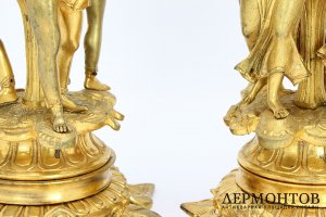 Парные основания. Бронза. Франция, 1800-1830е гг.