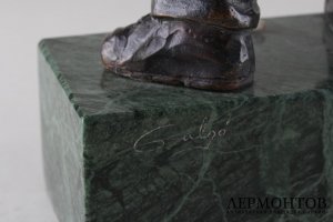 Скульптура Продавец газет. Зап. Европа, 1920-1930-е гг, авт. Мод.- Galgo. Бронза.