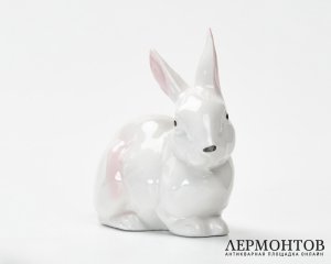 Статуэтка «Заяц». Фарфор, Wagner & Apel, Германия, конец XX века