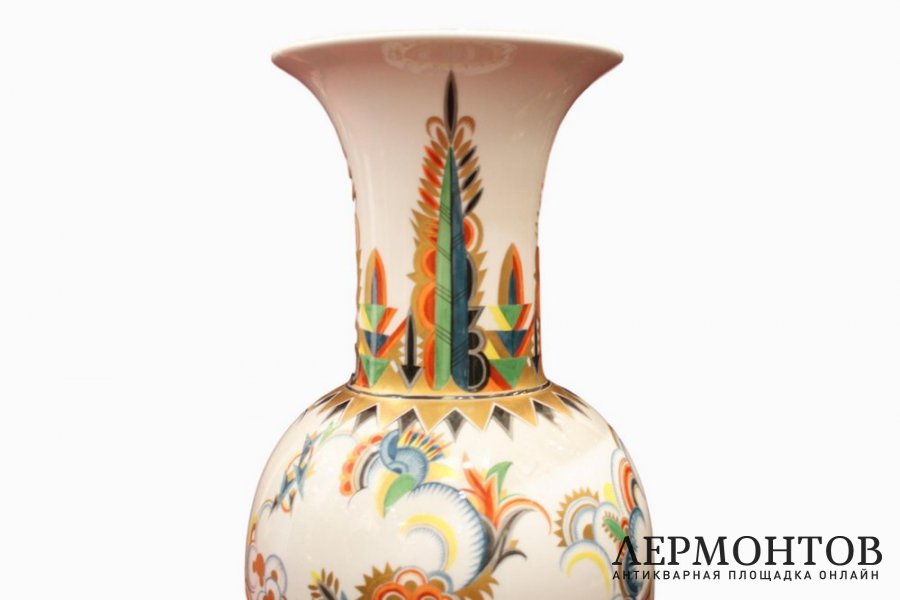 Ваза в стиле Ар Деко. Германия, мануфактура Rosenthal, автор Kurt Severin, 1920-е гг 