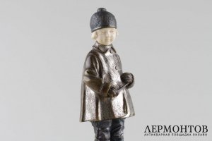 Скульптура Игра в серсо в стиле Ар Деко. Франция, авт.мод - Д. Чипарус. Бронза.