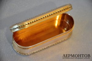 Табакерка. Золото 750 пробы. Франция. 1774 - 1780 годы.
