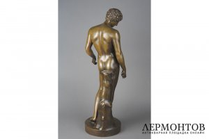 Скульптура Аполлон. Германия, автор H. Jacquet Fils, 2 пол. 19 в. Бронза.