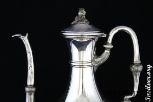 Кофейник Debain et Flamant. Серебро 950. Франция