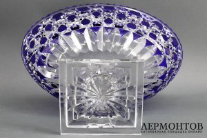 Ваза для фруктов. Хрусталь. Германия, Nachtmann, 1970-80е гг.
