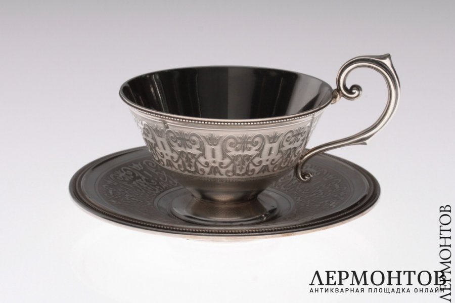 Кофейная пара. Серебро 950. Франция