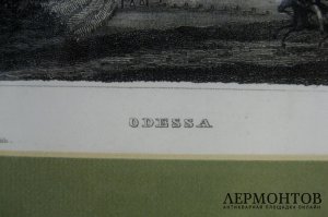 Гравюра на металле. Франция, 1838 год.