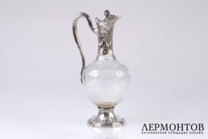 Декантер Emile Puiforcat. Серебро 950. Франция