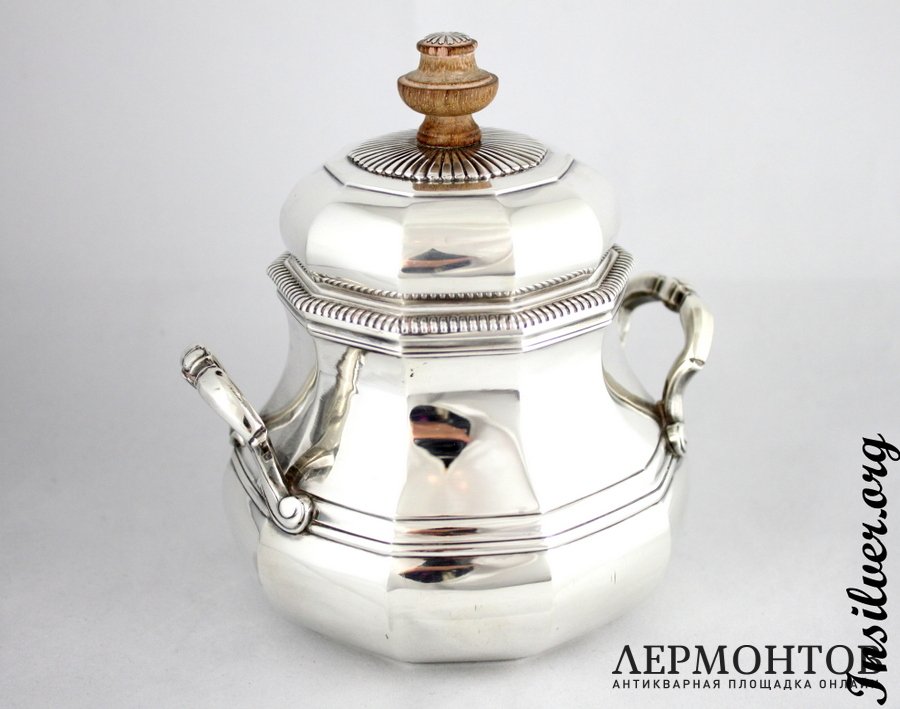 Сахарница Puiforcat. Серебро 950. Франция