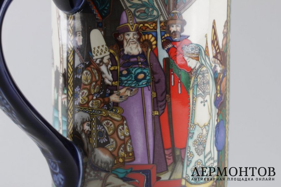пивная кружка из серии Русские сказки. Германия, фирма Villeroy Boch, 1970 - е гг.