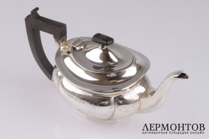 Чайник J. Gloster Ltd. Серебро 925. Англия