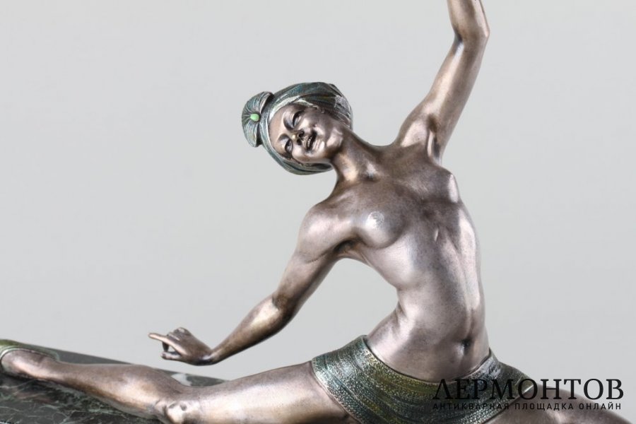 Скульптура Танцовщица в стиле Ар Деко. Франция, Париж, авт. мод. Morante, 1920-1930 е