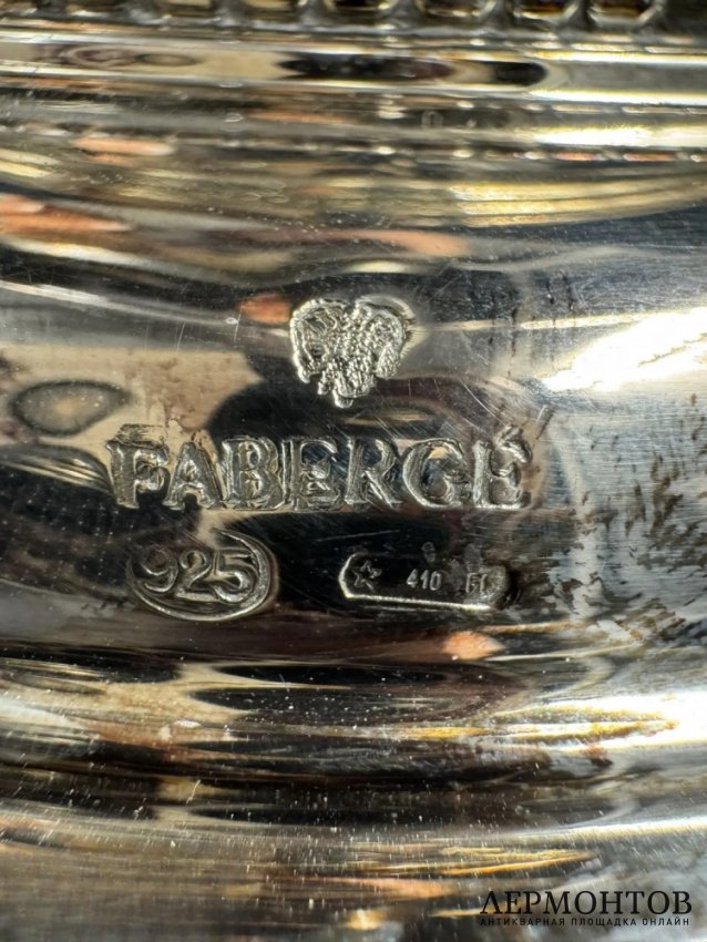 Ведро для шампанского. Серебро 925 пробы, Faberge