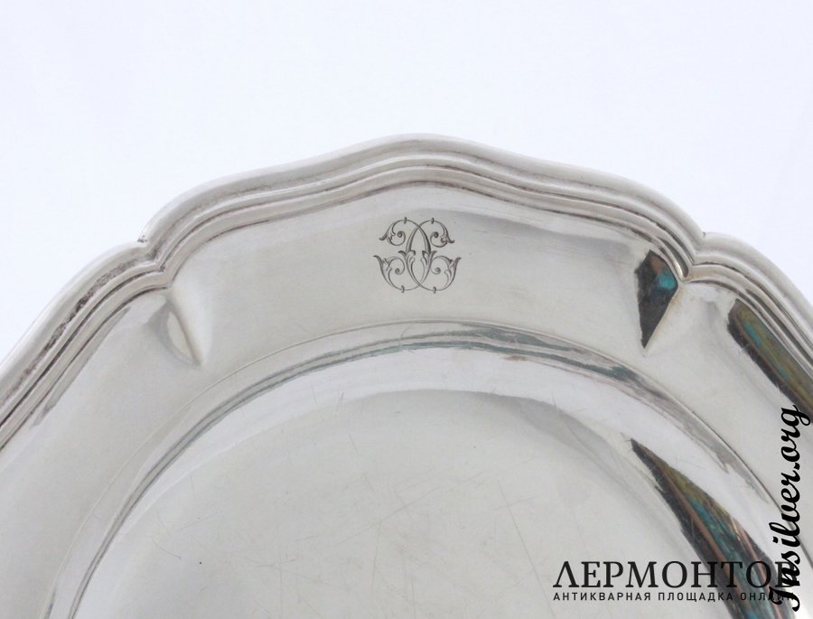 Блюдо. Редкость. Серебро 830. Швейцария