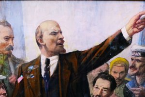 Картина Выступление Ленина. 1987 год