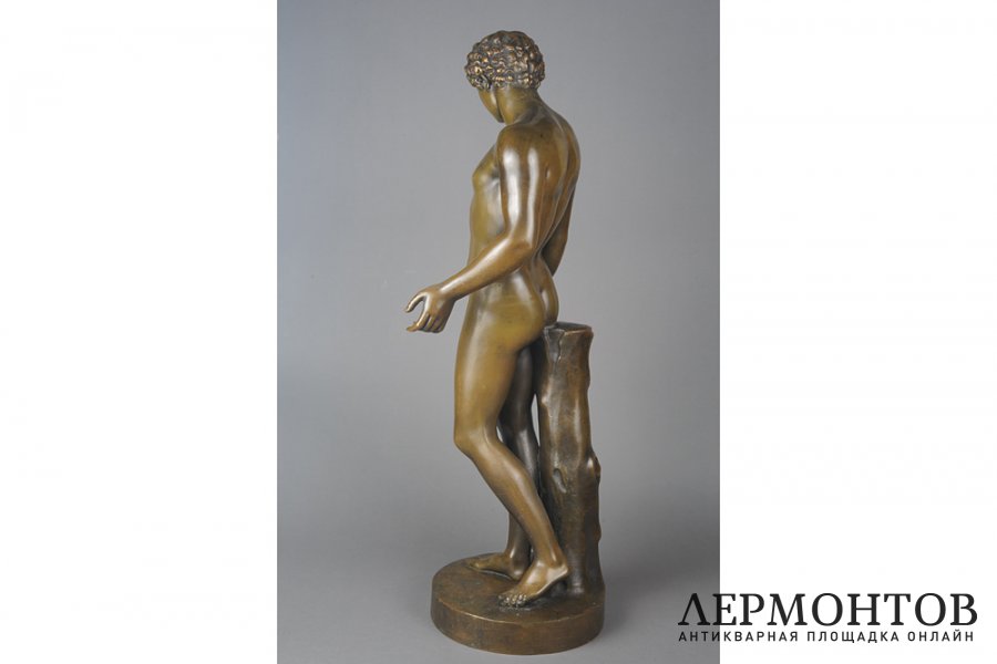 Скульптура Аполлон. Германия, автор H. Jacquet Fils, 2 пол. 19 в. Бронза.