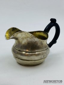 Молочник. Серебро 84 пробы, дерево, Россия, 1810-е годы