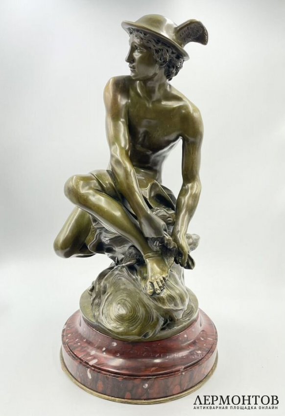 Скульптура Меркурий. Франция, Пигаль, 1870-е гг. Бронза, мрамор.