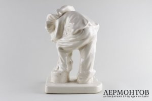 Статуэтка Пьеро в стиле Ар Деко. Чехословакия, 1930-е гг., Graniton, Emanuel Kodet. 