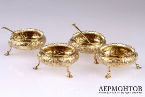 Набор солонок. Серебро 925. Англия